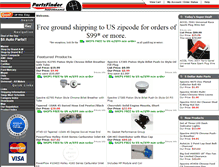 Tablet Screenshot of partzfinder.com